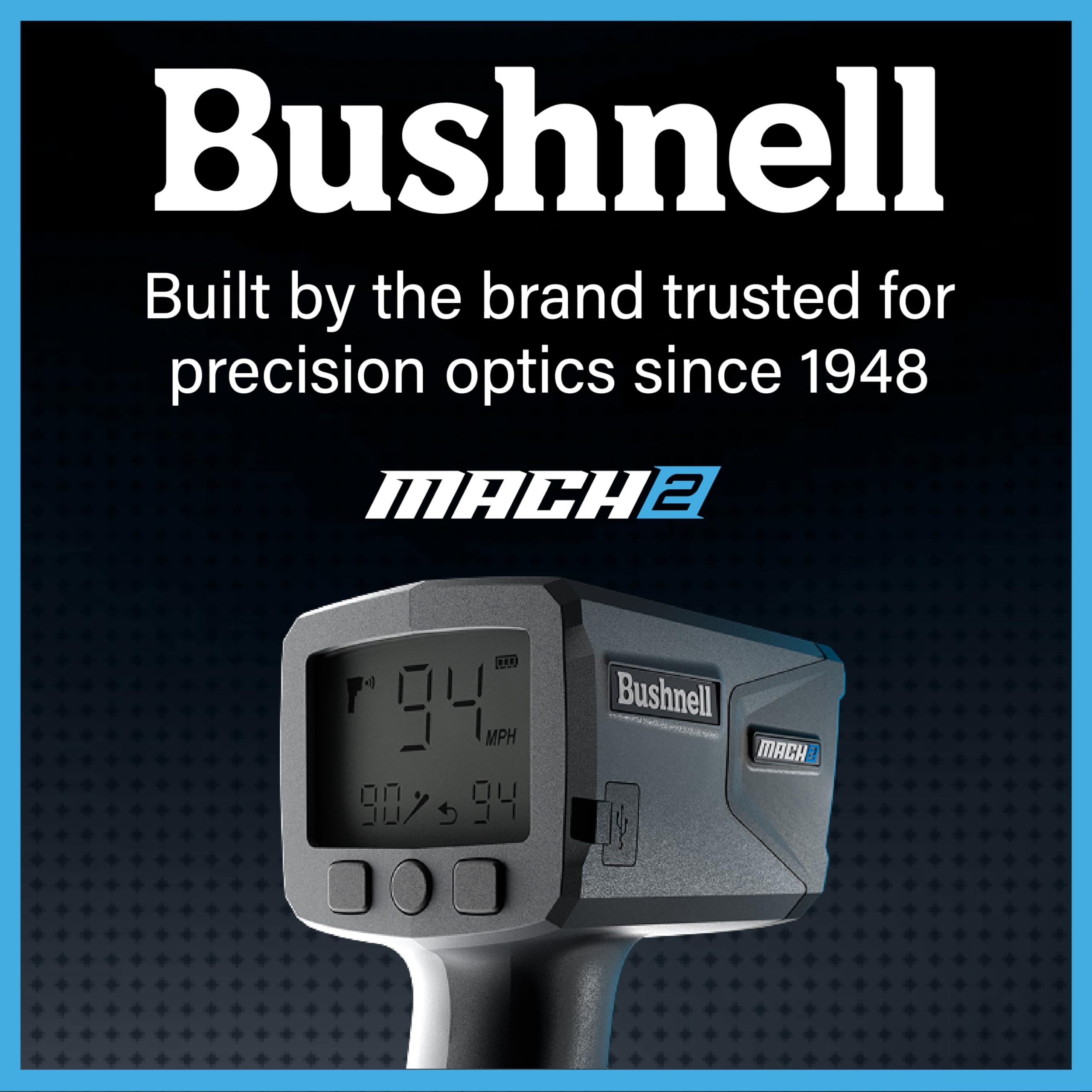 Amazon.com : Bushnell MACH2 Smart Radar Gun for Baseball